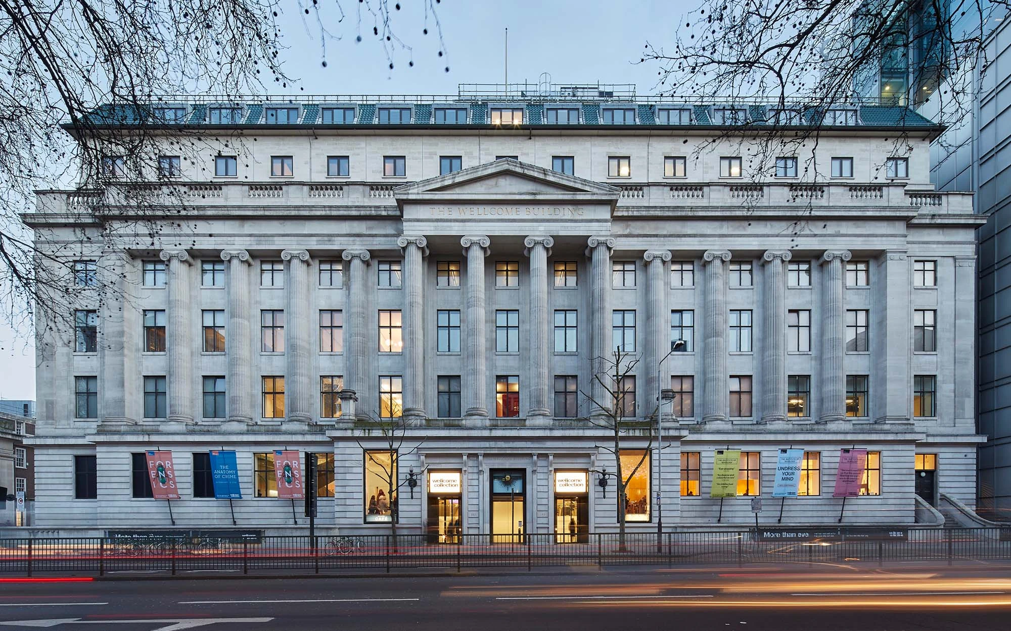 The Wellcome Collection on Euston Road, London