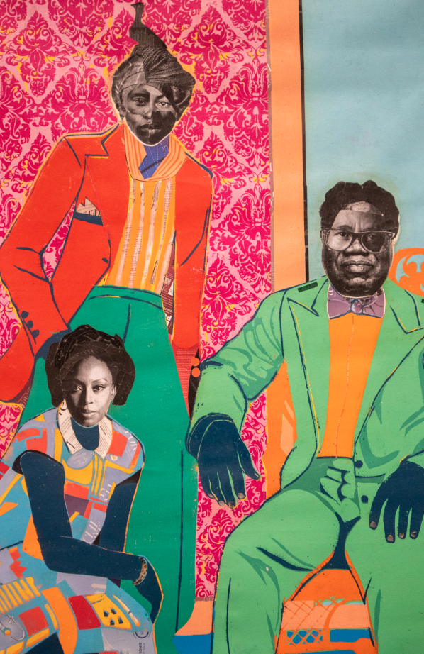 Woven Histories (Diptych), Franklyn Dzingai, 2025